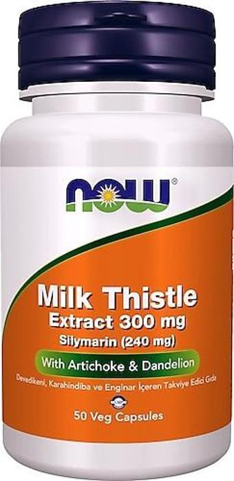 Ow Milk Thistle Extract 300 Mg With Artichoke & Dandelion 50 Kapsül