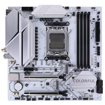 COLORFUL BATTLE AX B650M-WHITE WIFI V15 DDR5 7600MHz mATX Gaming (Oyuncu) Anakart
