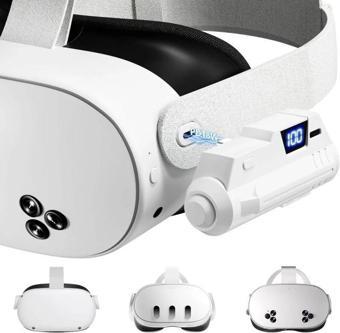 Oculus Quest 2 için Pil Paketi 1 Pack for Quest 2/3/3s with display