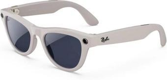 Ray-Ban Meta Skyler Akıllı Gözlük Shiny Chalky Gray, Clear to Sapphire Transitions
