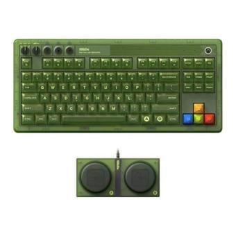 8BitDo Retro 87 Mekanik RGB Arkadan Aydınlatmalı Kablosuz Oyun Klavyesi Yeşil