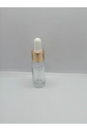 30cc, Şeffaf Cam Şişe, Cam Şişe, Cam Damlılıklı Şişe, Likit Şişesi, Sarı Kapak,beyaz Emzik,50 Adet