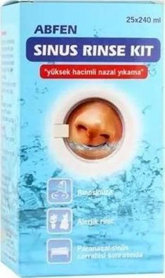 Abfen Farma Sinus Rinse Kit Nazal Yıkama 25 Adet