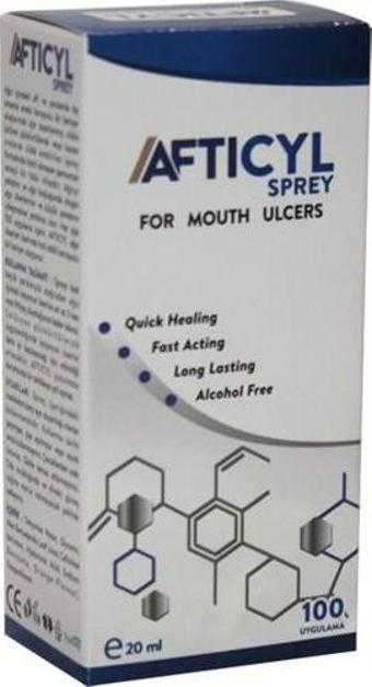 Mesa Afticyl Sprey Aft Ve Ağız Yaraları Için 20 Ml