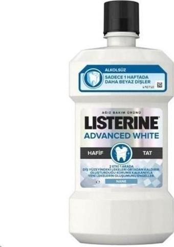 Listerine Advanced White Hafif Tat 250 Ml