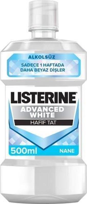 Listerine Advanced White Hafif Tat 500 Ml
