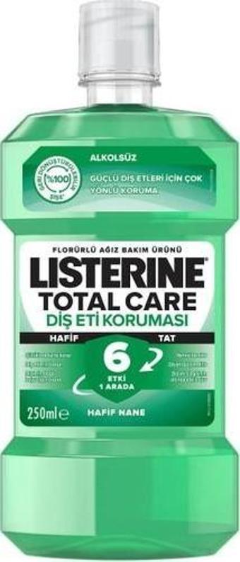 Listerine Diş Ve Diş Eti Koruması Ağız Bakım Suyu Alkolsüz 250 Ml