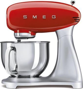 Smeg SMF02RDEU Retro Kırmızı 800 Watt 4.8 Litre Stand Mikser