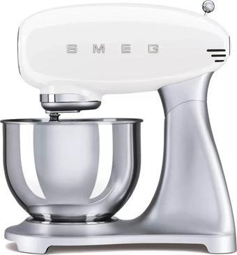 Smeg SMF02WHEU Retro Beyaz 800 Watt 4.8 Litre Stand Mikser