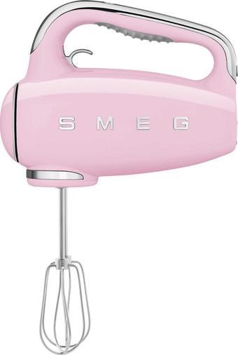 Smeg HMF01PKEU 50's Style Retro Pembe 500 Watt El Mikseri