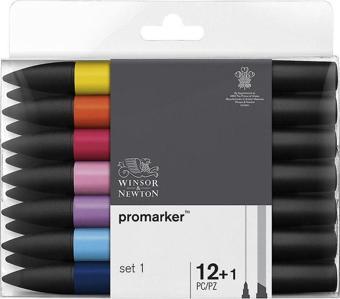 Winsor Newton 12+1 Set 1 Promarker 0290137