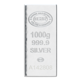 1000 Gram IAR Gümüş Külçe