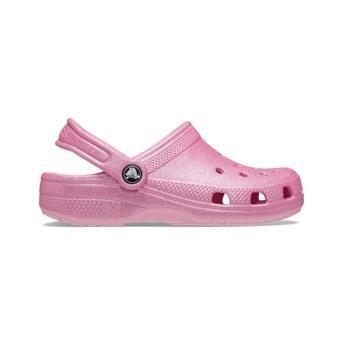 Crocs 206993 Classic Glitter Clog K Pembe