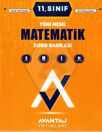 Avantaj Yayınları 11. Sınıf Matematik Soru Bankası 0922 - Avantaj Yayınları