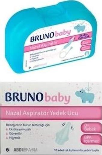 Bruno Baby Nazal Aspiratör Yedek Uç + Nazal Aspiratör - Abdi İbrahim