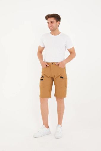 Kadın Erkek Unisex Su İtici Spor Likralı Yazlık Taktik Şort - 5 Cepli Regular Kalıp