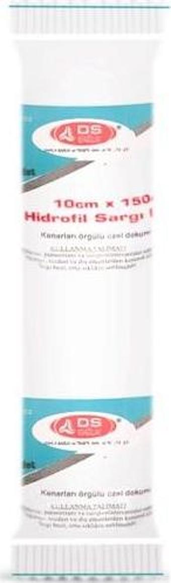 Damla D'S Hidrofil Sargı Bezi 10 Cm X 1,5 M