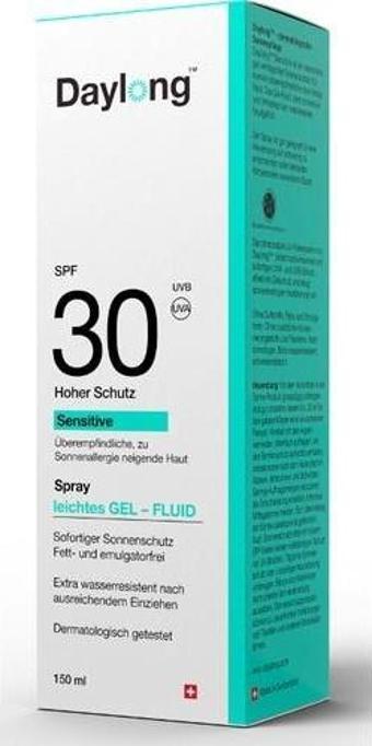 Daylong Sensitive Sıvı Jel Sprey Spf 30 150 Ml Güneş Koruyucu