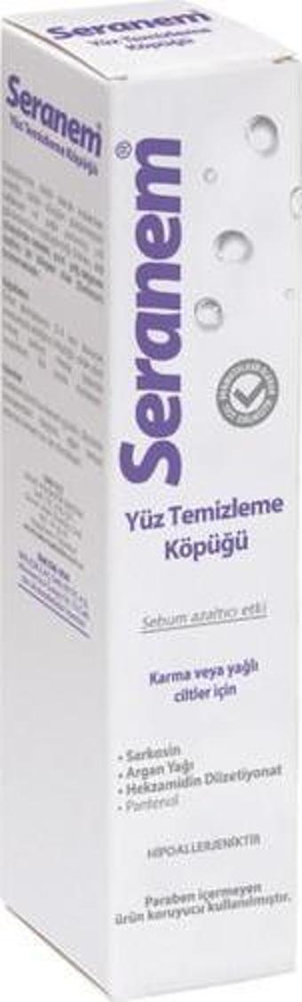 Dermadolin Seranem Yüz Temizleme Köpüğü 200 Ml. (Sebum Azaltıcı Etki)