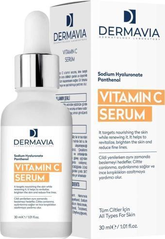 Aydınlatıcı Leke Karşıtı Vitamin C Serumu Parlak Dayanıklı Görünüm 30 Ml