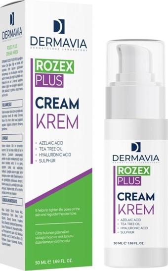 Rozex Plus Krem 50 Ml Çay Ağacı Yağı, Kükürt, Azelaik & Hyaluronic Asit