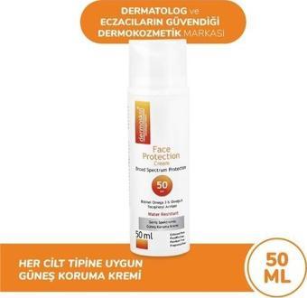 Dermoskin Face Protection Spf 50 grüneş Koruyucu 50 ml