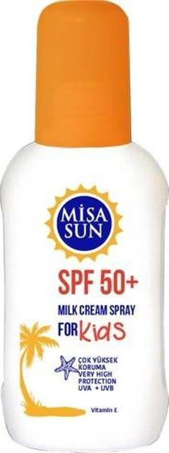Mişa Sun Spf 50+ Güneş Sütü Krem Spray Çocuk 200 Ml