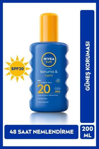 Sun Güneş Koruyucu Vücut Spreyi, Spf20, Anında Koruma, 48 Saat Nemlendirici