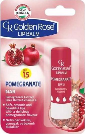 Golden Rose Lip Balm Pomegranate Spf 15