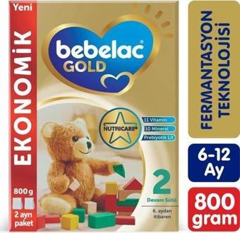 Bebelac Gold 2 Devam Sütü 800 Gr 6-12 Ay