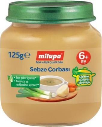 Milupa Sebze Çorbası Kavanoz 125 G 6+ Ay