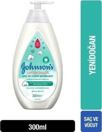 Johnson'S Cotton Touch Yenidoğan Saç & Vücut Şampuanı 300 Ml