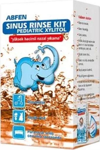 Abfen Sinus Rinse Kit Pediatrik Xylitol | Yüksek Hacimli Nazal Yıkama Kiti