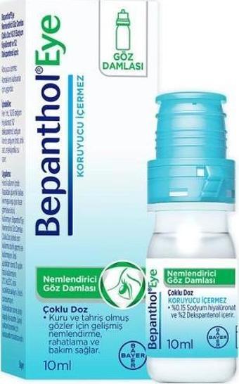 Bepanthol Eye Nemlendirici Goz Damlası Çoklu Doz 10 ml