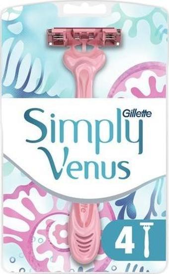 Gillette Simply Venüs 3 Kullan At Tıraş Bıçağı 4'Lü