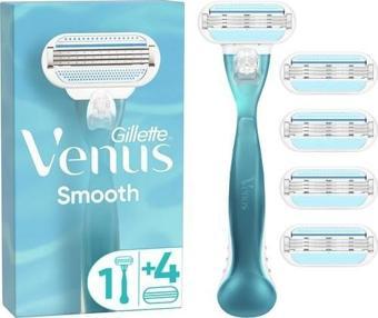 Gillette Venus 5 Li Yedek + Traş Makinesi Hediye