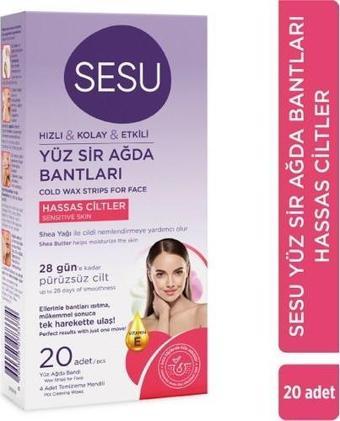 Sesu Yüz Ağda Bandı 20 Li Hassas Ciltler