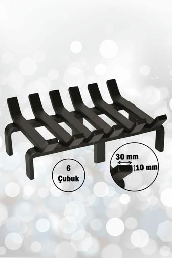 Aktepe Group Şömine Izgarası 6 Çubuklu 36 Cm X 32 Cm Ekstra Dar Gözlü Izgara