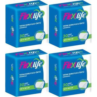 Flexilife Yatak Koruyucu Örtü 60x90 30'lu 4 paket / 120 adet