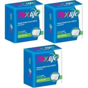 Flexilife Yatak Koruyucu Örtü 60x90 30'lu 3 paket / 90 adet