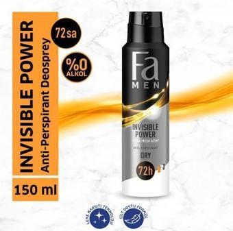 Fa Deo Sprey 150 Ml Xtreme Invısıble Men