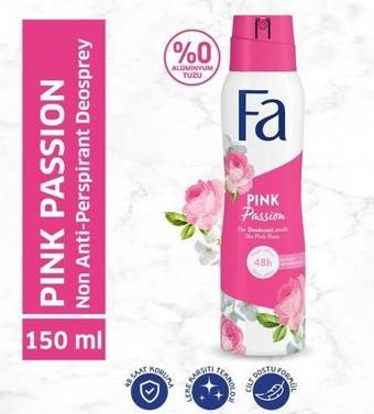 Fa Pink Passion Kadın Deosprey 150 Ml Çiçeksi Kokulu