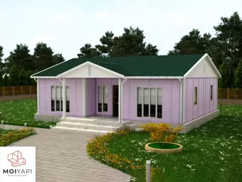 100 m2 Prefabrik Ev 