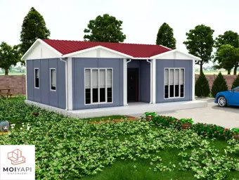 52 m2 Prefabrik Ev 