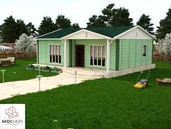 74 m2 Prefabrik Ev 