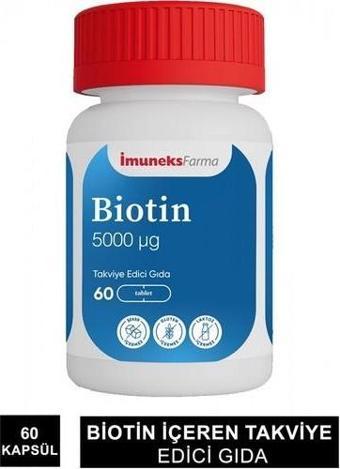 Imuneks Biotin 5000 Mg 60 Tablet