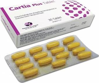 Mega Farma Cartia Plus Takviye Edici Gıda 30 Tablet