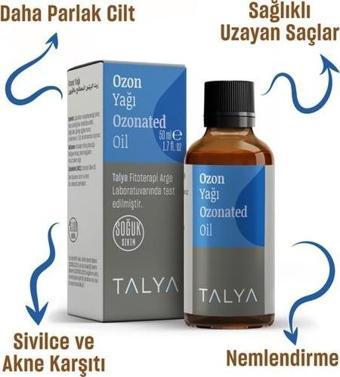 Ozon Yağı (Ozonlanmış Zeytinyağı), Soğuk Sıkım, %100 Saf Ve Doğal, 50 ml