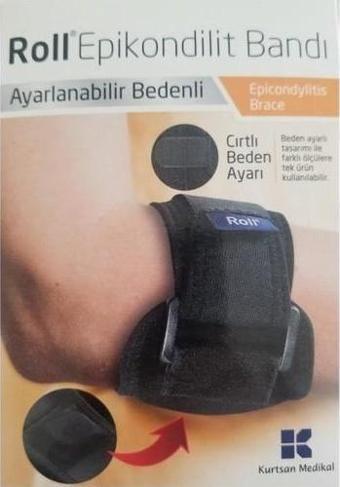 Roll Epikondilit Bandı Ayarlanabilir Bedenli