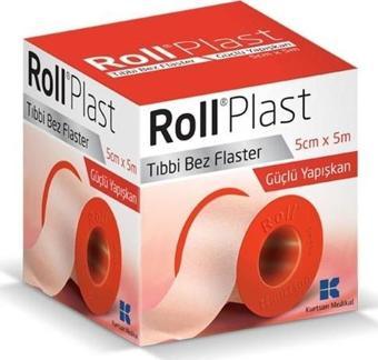 Roll Plast 5X5 M Tıbbi Flaster Çinko Oksitli Kauçuk Yapışkanlı